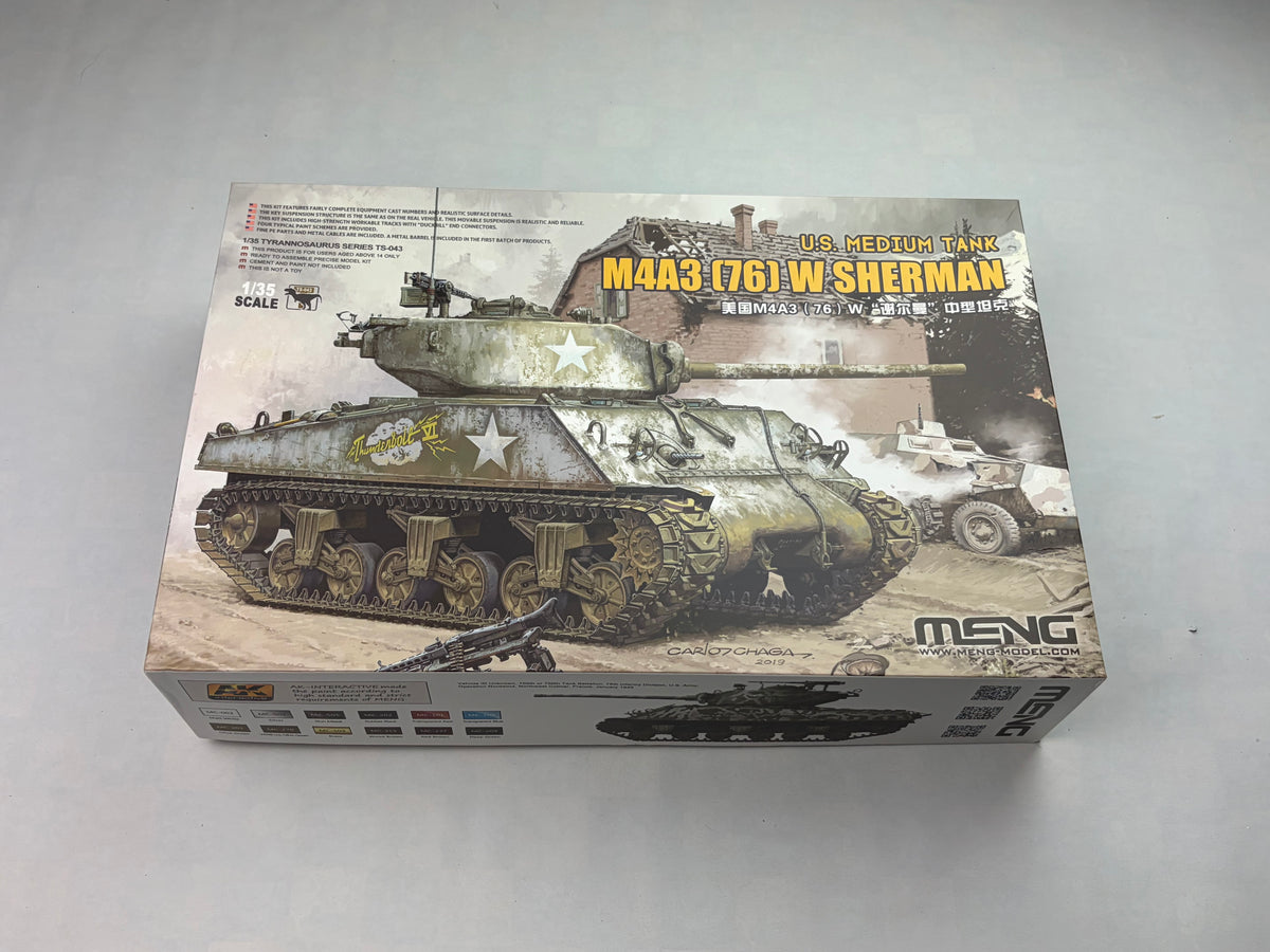 Meng Model TS-043 | U.S. Medium Tank M4A3 (76) W Sherman | 1:35