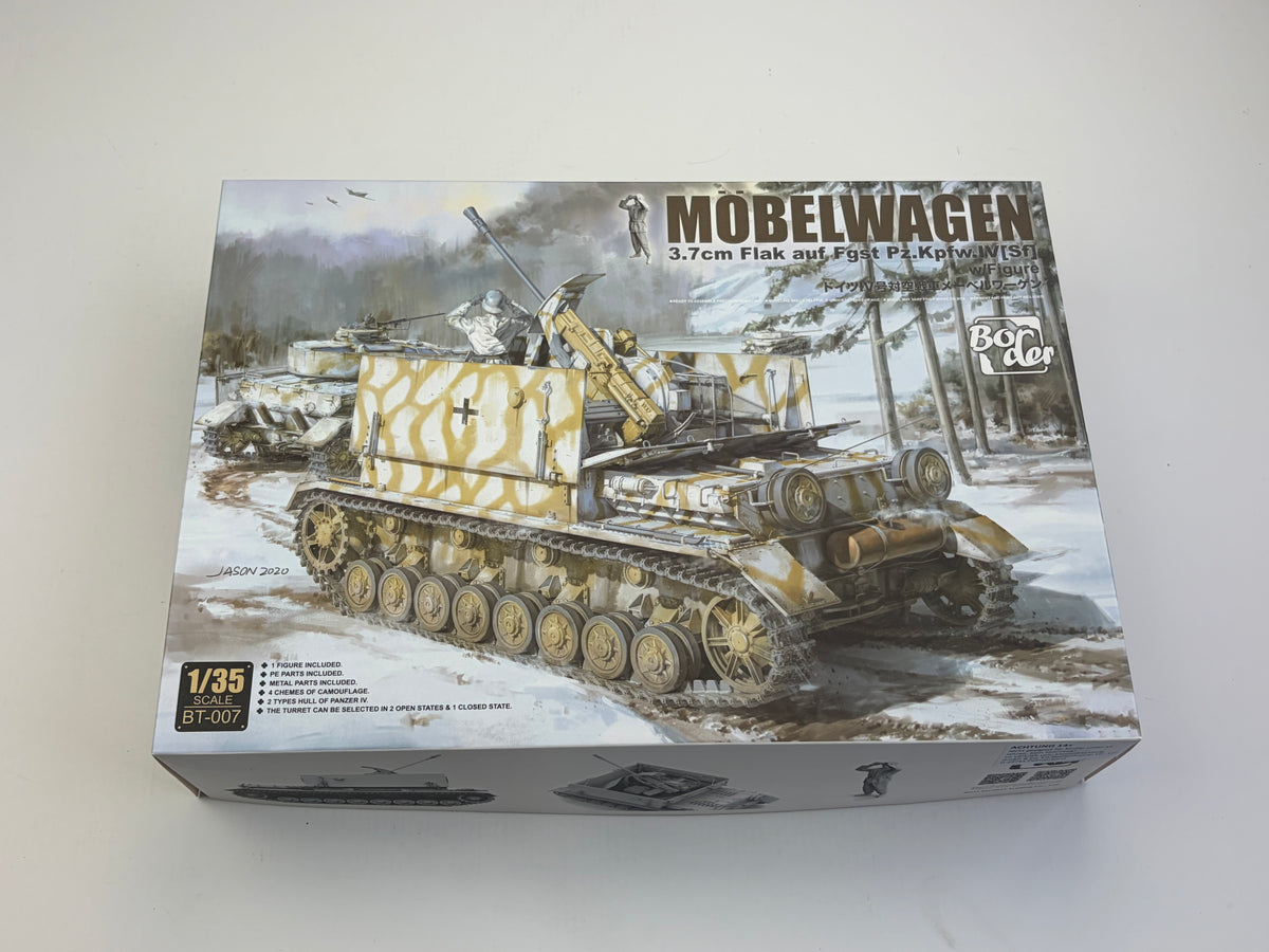 Border Model BT-007 | Möbelwagen 3.7cm Flak auf Pz.Kpfw. IV + Voyager Detailsets | 1:35