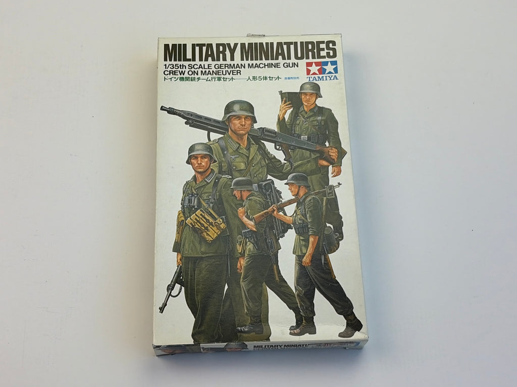 Tamiya | German Machine Gun Crew On Maneuver | 1:35 | 35184
