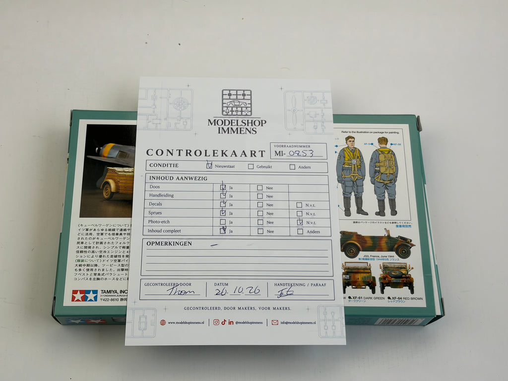 Tamiya 32501 | German Kübelwagen Type 82 | 1:48