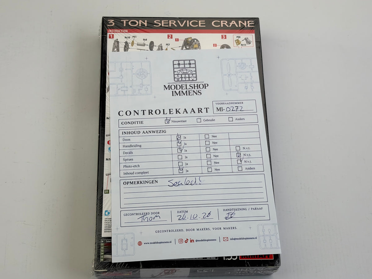 MiniArt 35576 | 3 Ton Service Crane | 1:35