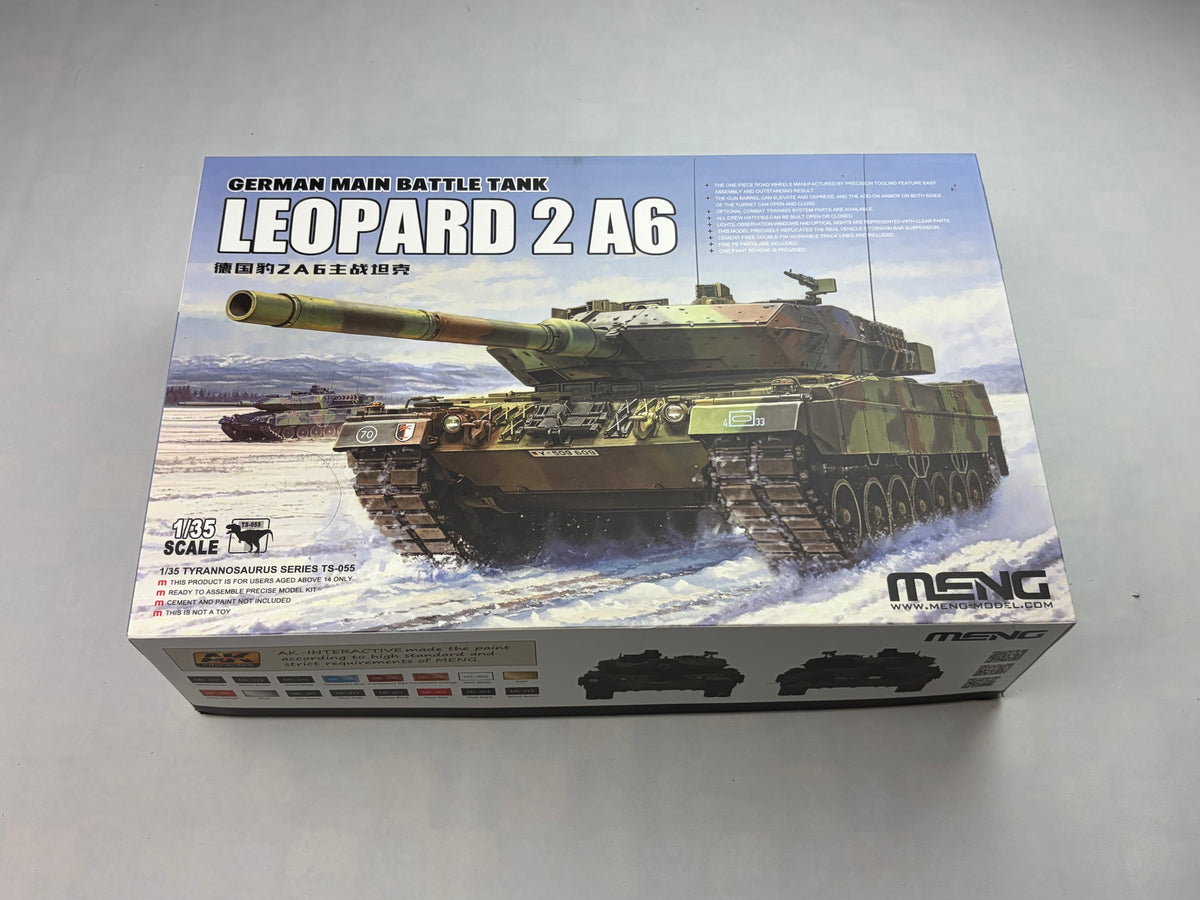 Meng Model TS-055 | German Main Battle Tank Leopard 2A6 | 1:35