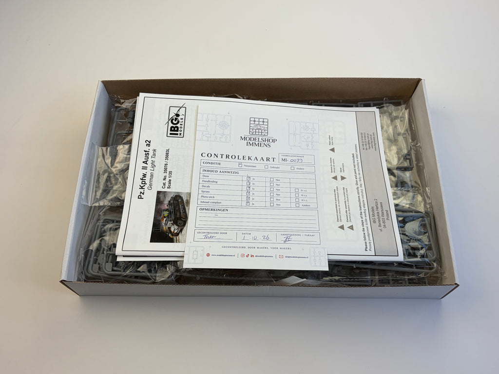 IBG 35083L | Pz.Kpfw. II Ausf. a2 German Light Tank Limited Edition | 1:35
