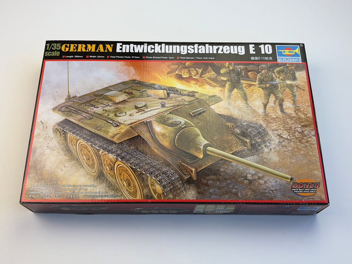 Trumpeter 00385 | German Entwicklungsfahrzeug E-10 Hetzer | 1:35