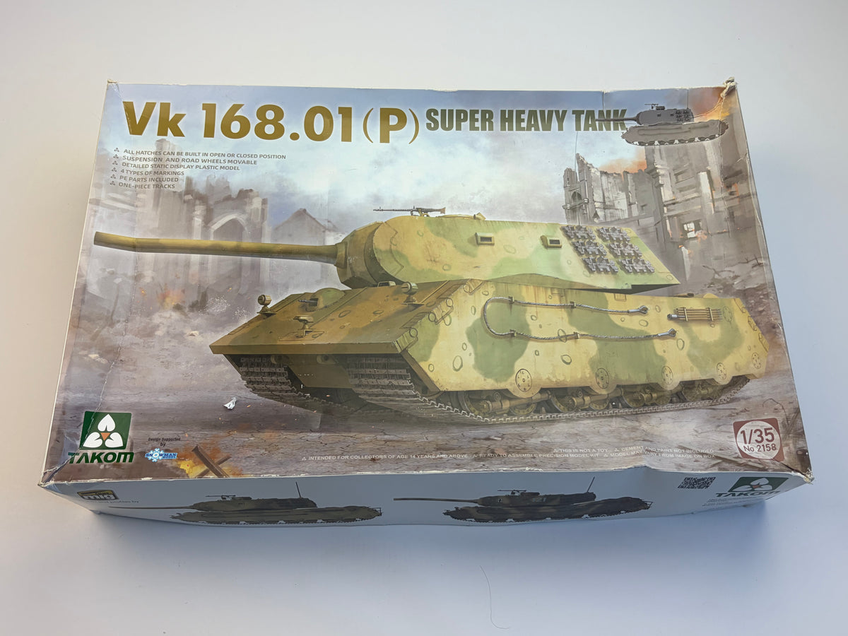 Takom 2158 | VK 168.01(P) Super Heavy Tank | 1:35