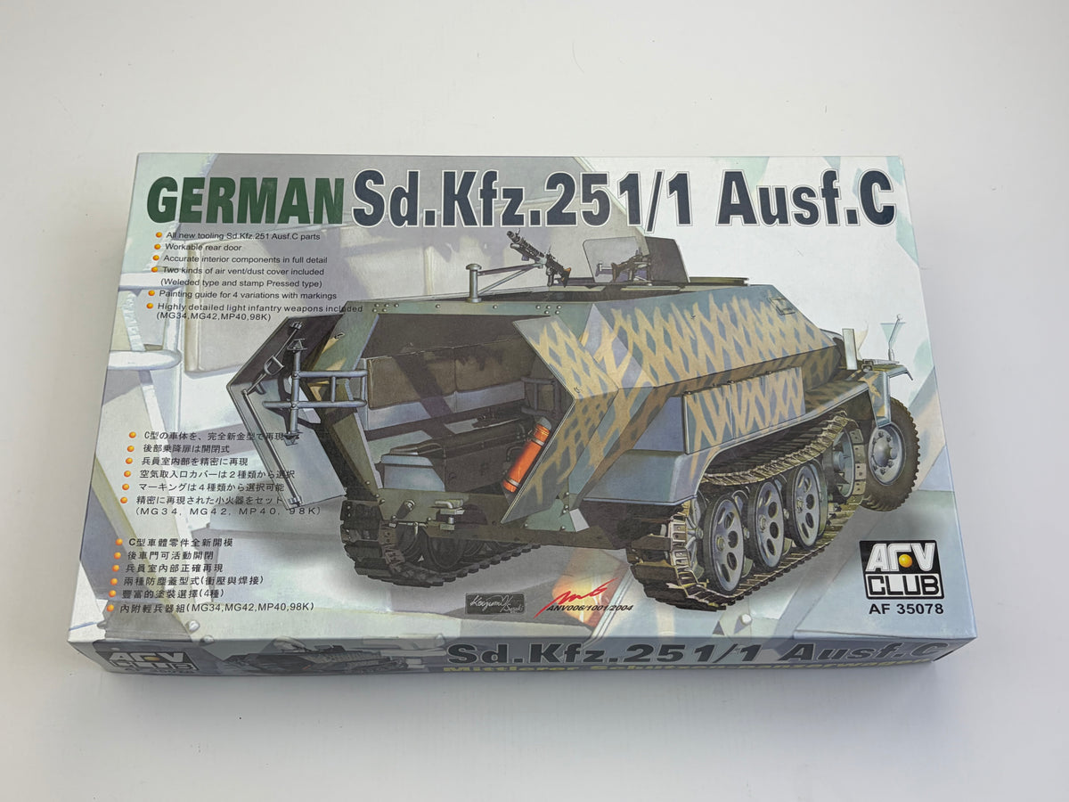 AFV Club AF35078 | German Sd.Kfz.251/1 Ausf.C | 1:35
