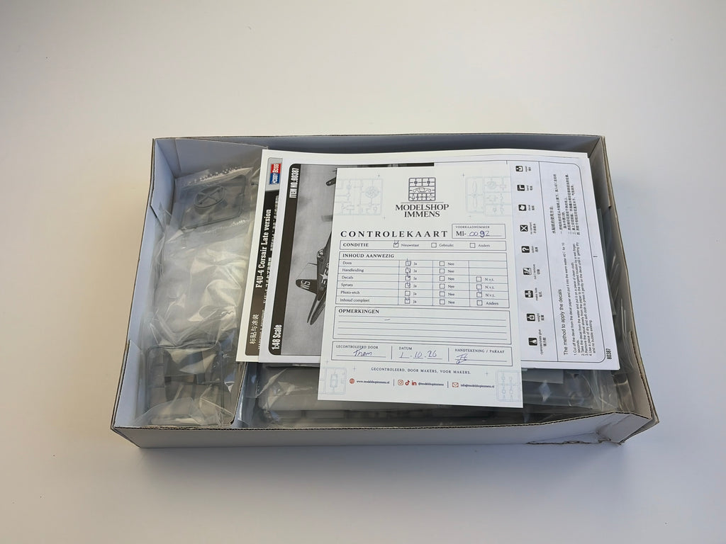 HobbyBoss 80387 | F4U-4 Corsair Late Version | 1:48