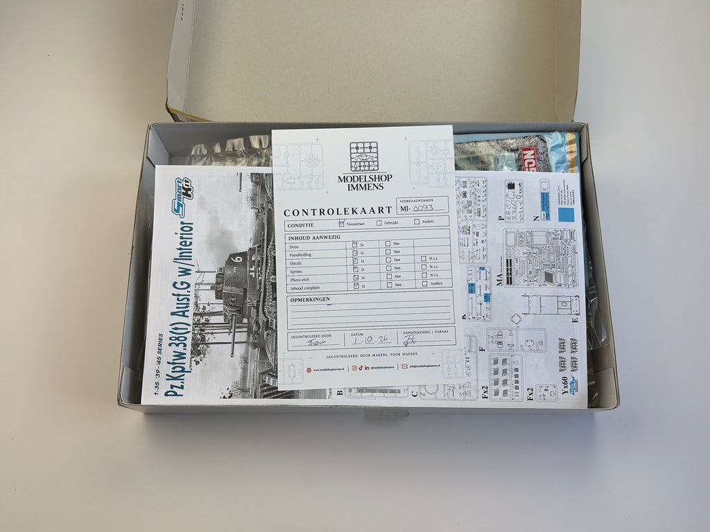 Dragon 6290 | Pz.Kpfw.38(t) Ausf.G w/Interior Smart Kit | 1:35