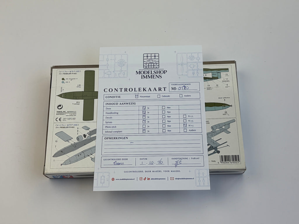 Tamiya 61052 | V-1 Fieseler Fi103 | 1:48