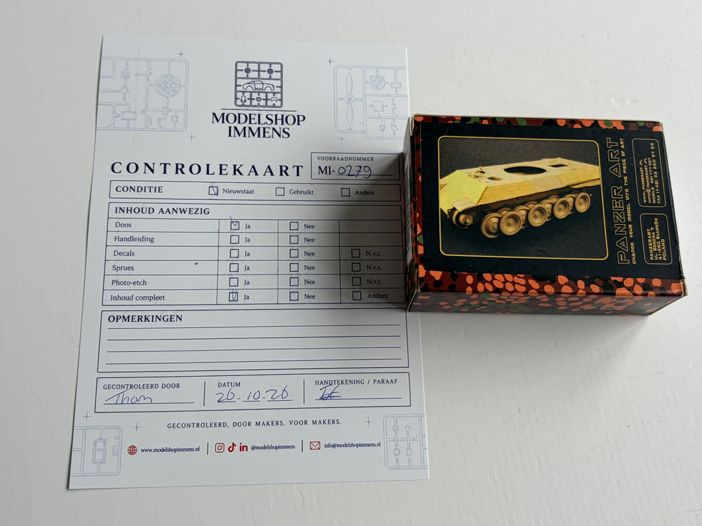 Panzer Art RE35-113 | Strengthened Road Wheels for Panther Ausf. D | 1:35