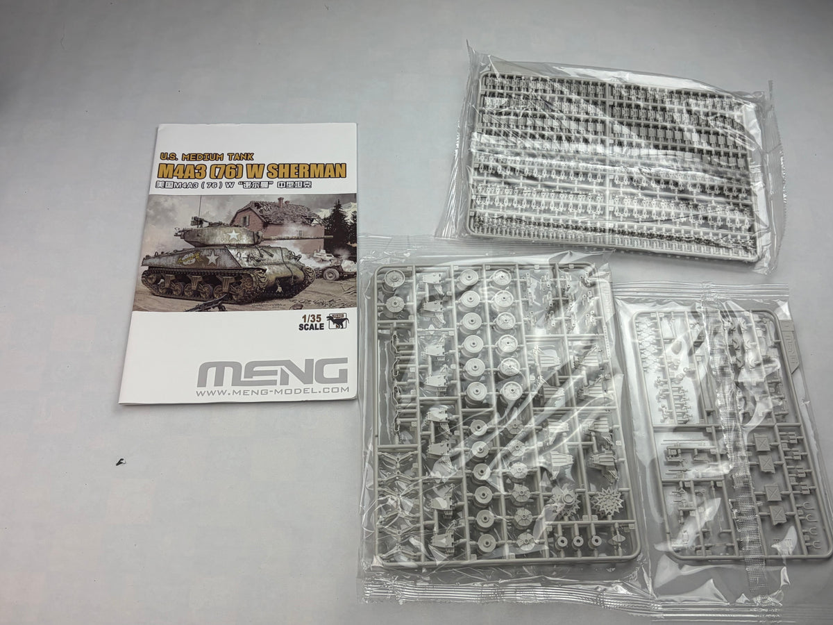 Meng Model TS-043 | U.S. Medium Tank M4A3 (76) W Sherman | 1:35