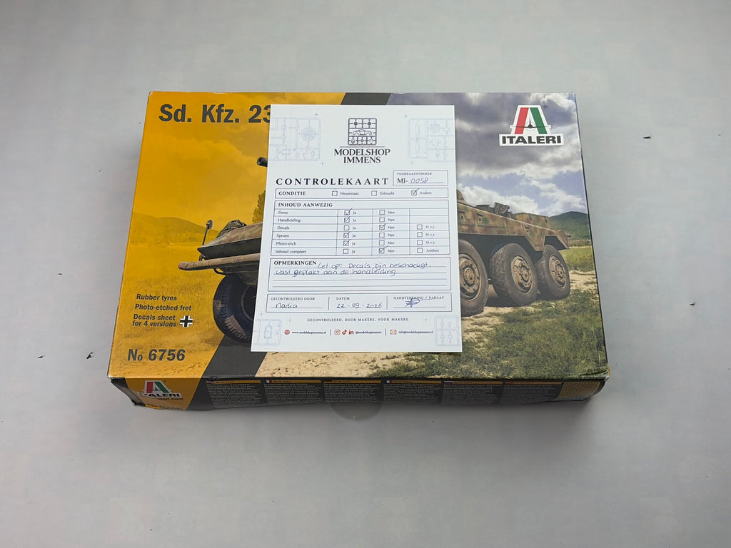 Italeri 6756 | Sd.Kfz. 234/3 | 1:35 | Zonder decals