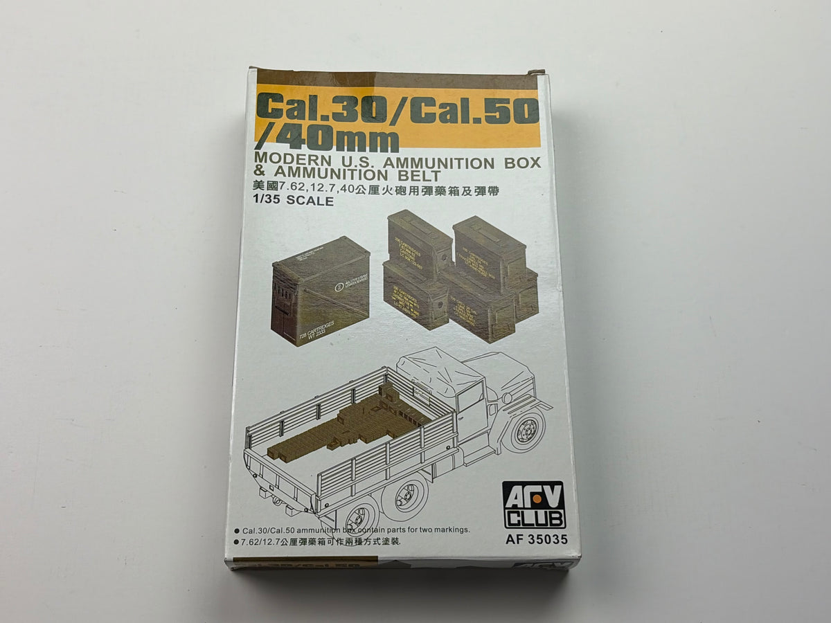 AFV Club AF35035 | Modern U.S. Ammunition Box & Belt | 1:35