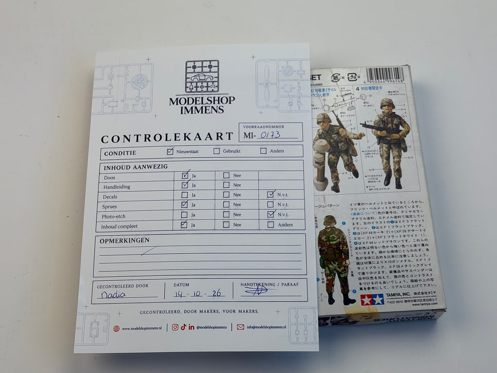 Tamiya | U.S. Modern Army Infantry Set | 1:35 | 35133