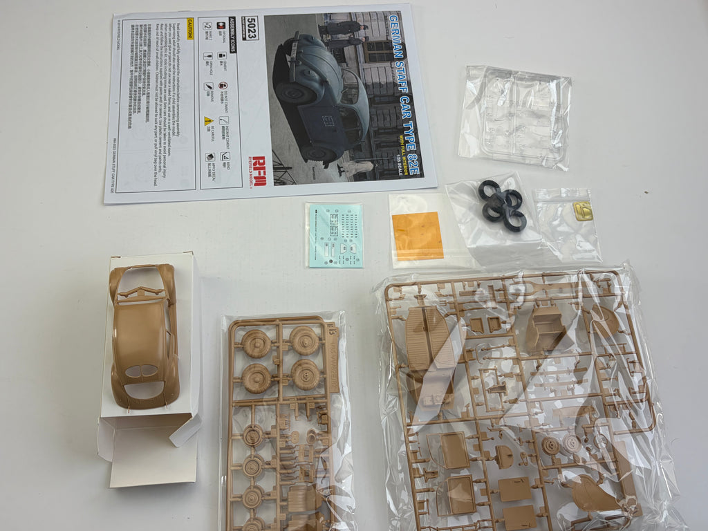 Rye Field Model RM-5023 | German Staff Car Type 82E with Full Interior | 1:35