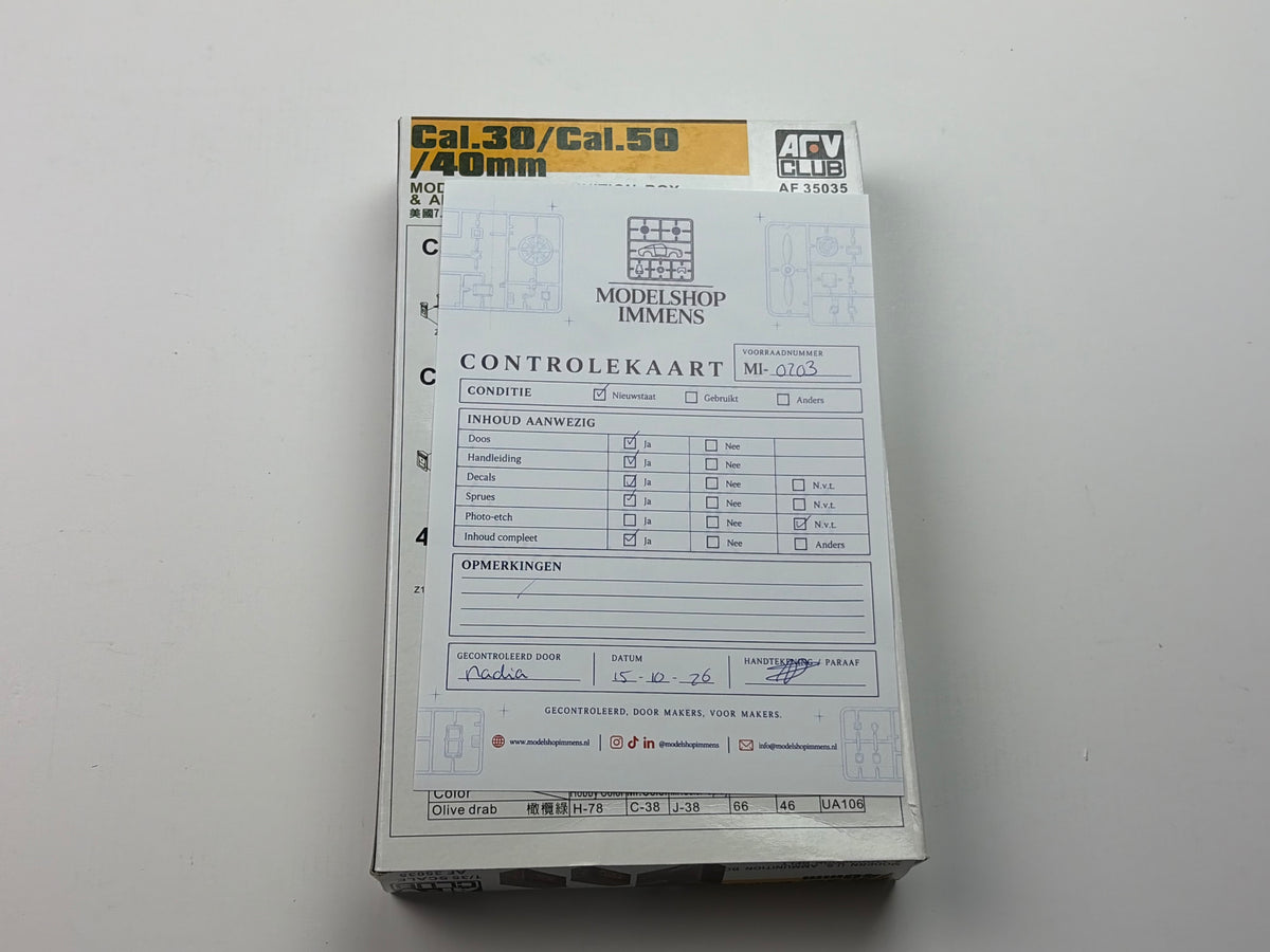 AFV Club AF35035 | Modern U.S. Ammunition Box & Belt | 1:35