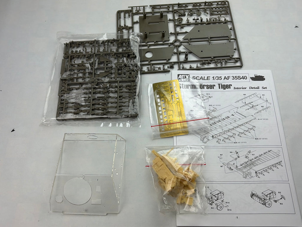 AFV Club AF35S40 | Sturmtiger Interior Conversion Kit | 1:35