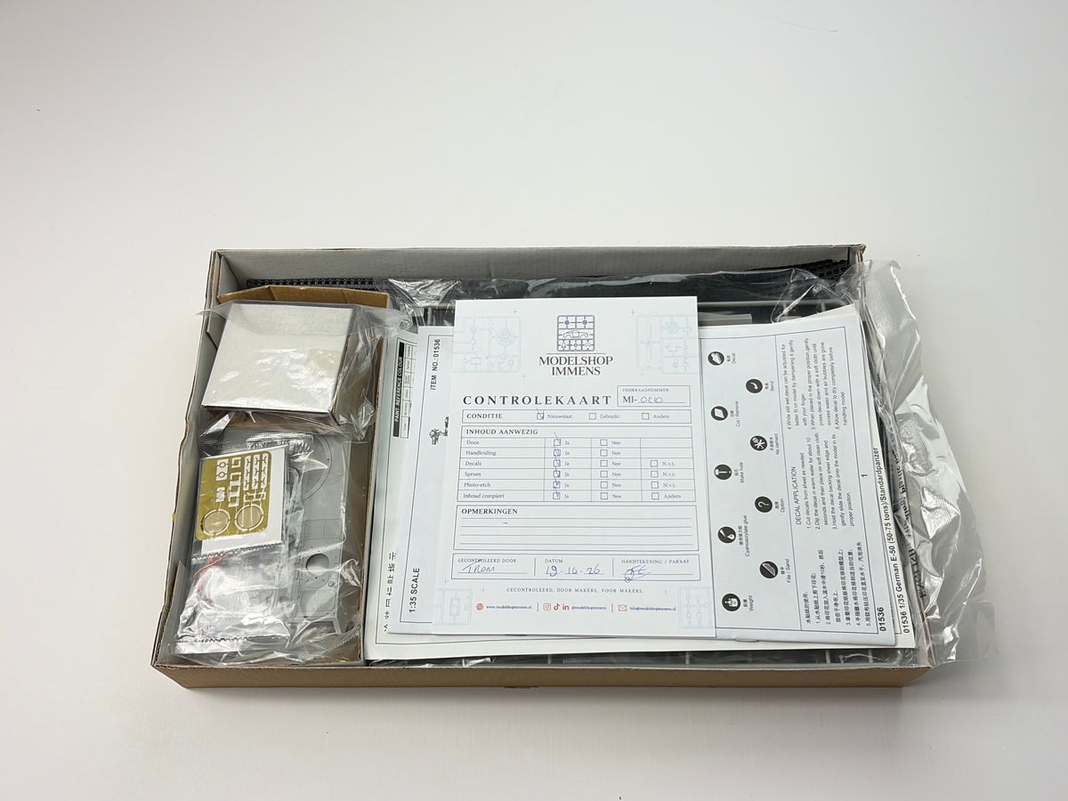 Trumpeter 01536 | German E-50 (50–75 tons) Standardpanzer | 1:35