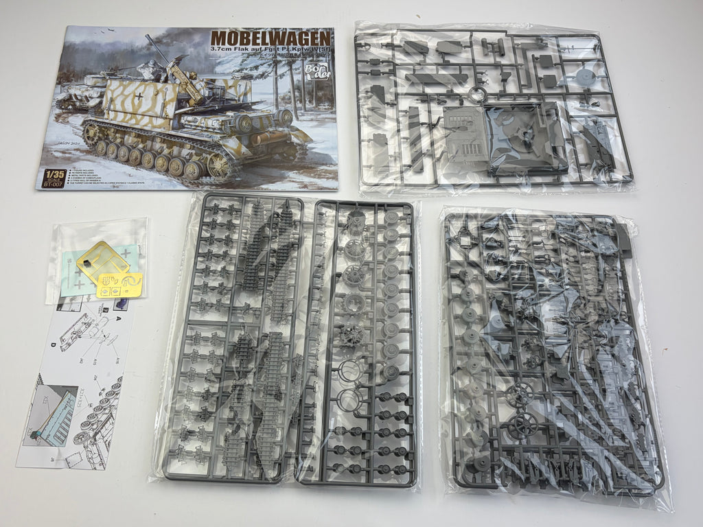 Border Model BT-007 | Möbelwagen 3.7cm Flak auf Pz.Kpfw. IV + Voyager Detailsets | 1:35
