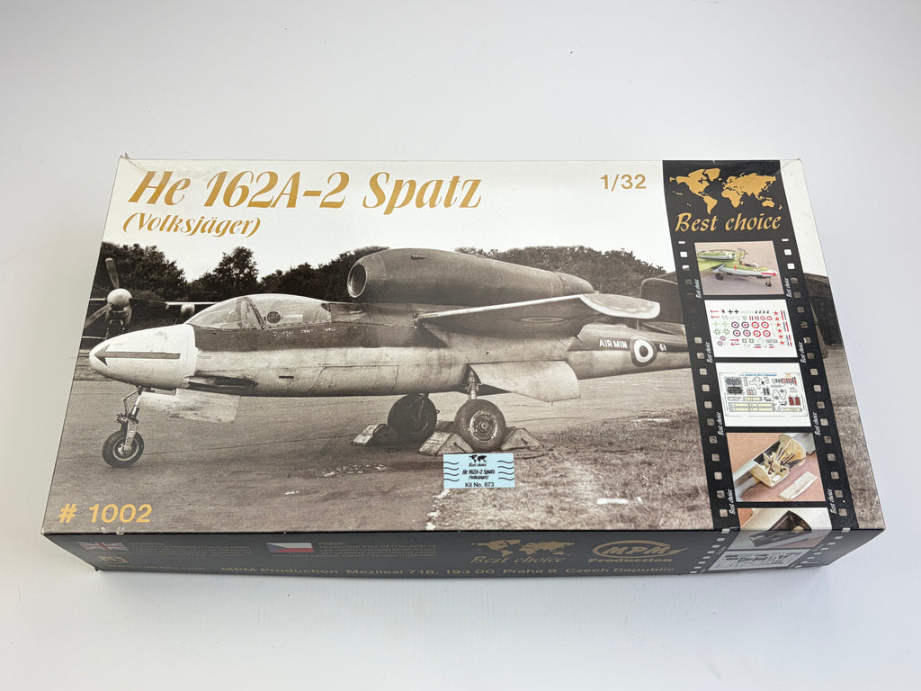 Best Choice BC1002 | Heinkel He 162A-2 Spatz + Eduard 32539 + 32540 & 49339 | 1:32