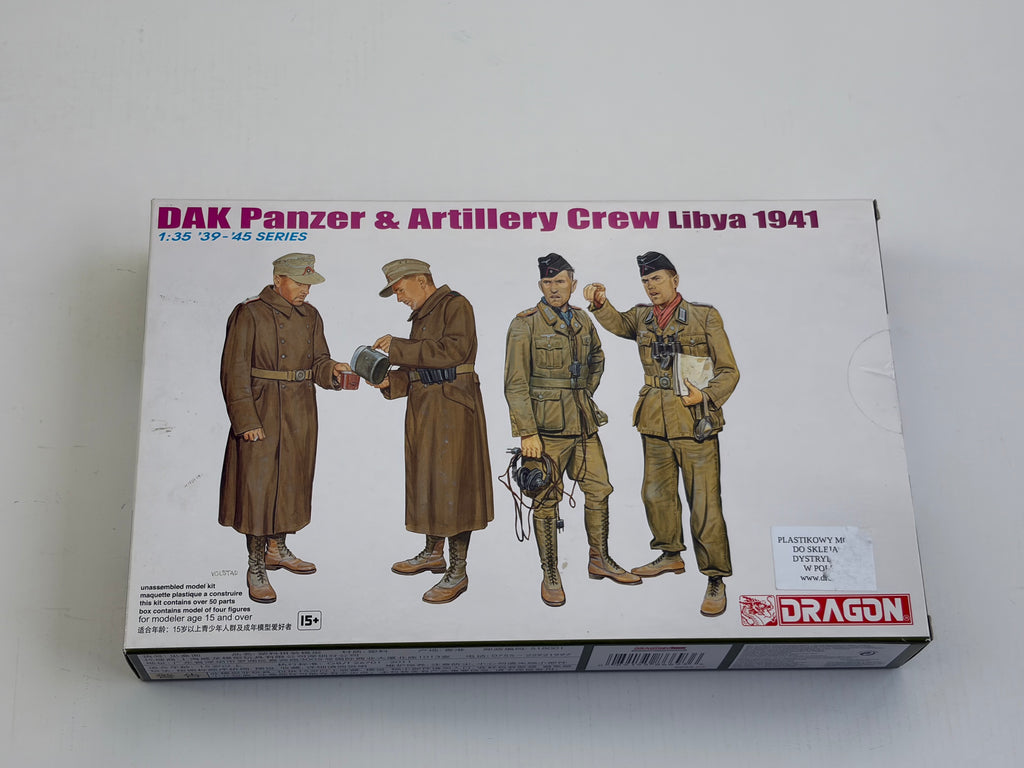 Dragon 6693 | DAK Panzer & Artillery Crew, Libya 1941 | 1:35