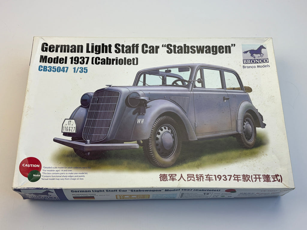 Bronco | German Light Staff Car Stabswagen Model 1937 (Cabriolet) | 1:35 | CB35047