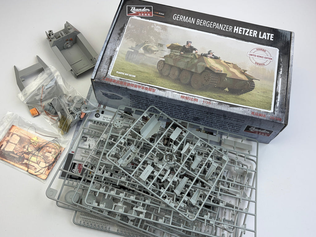 Thunder Model 35101 | German Bergepanzer Hetzer Late | 1:35 | Project Kit