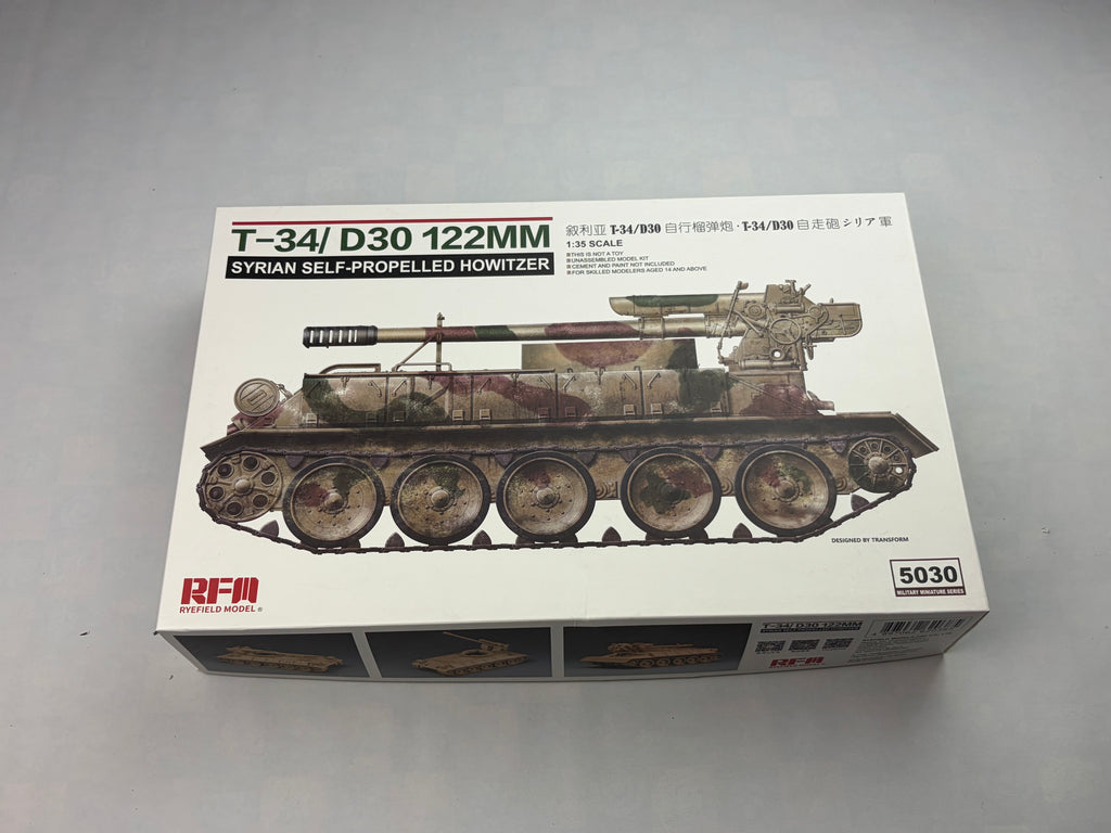 Rye Field Model RM-5030 | T-34/D30 122mm Syrian Howitzer | 1:35