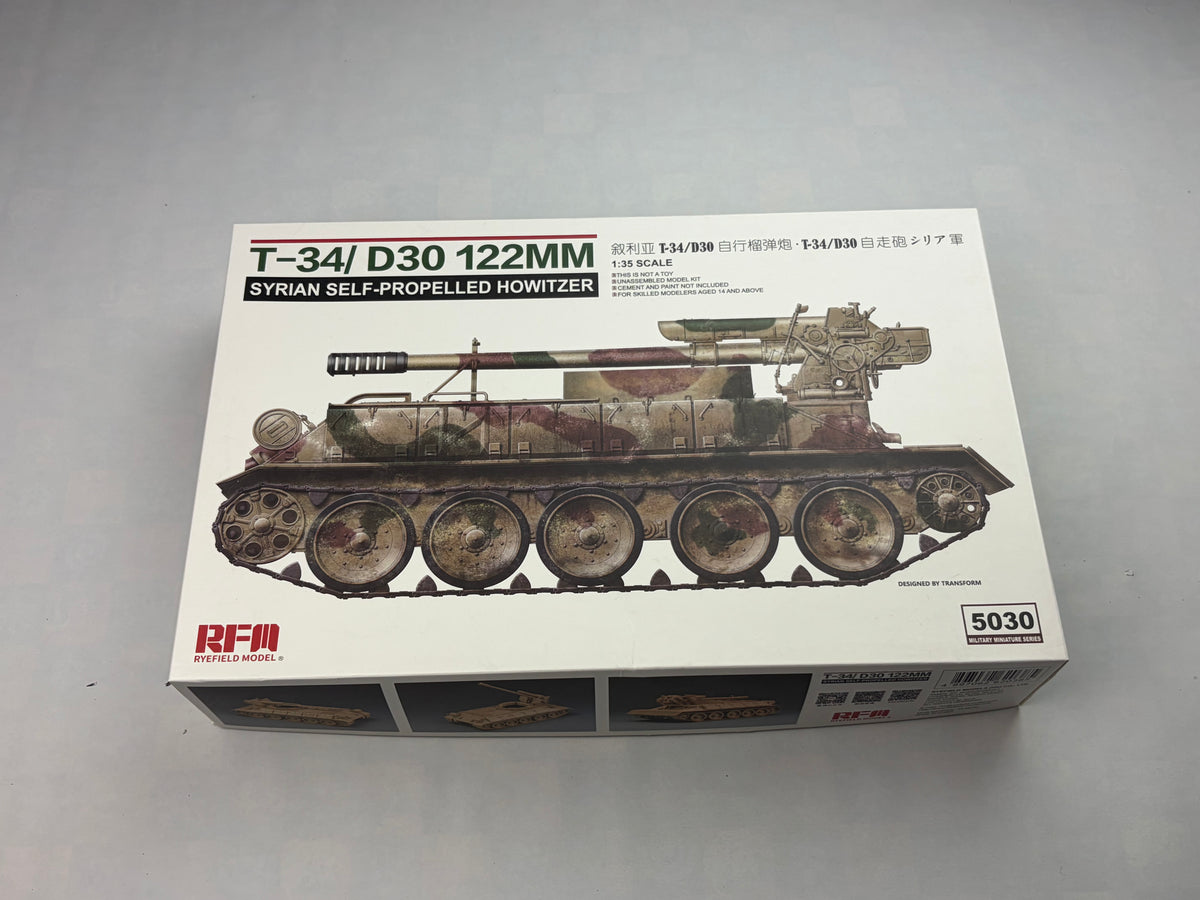 Rye Field Model RM-5030 | T-34/D30 122mm Syrian Howitzer | 1:35