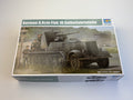 Trumpeter 01585 | German 8.8cm Flak 18 Selbstfahrlafette + Panzer Art Wheels + Live Resin Helmets + Resin Crew | 1:35