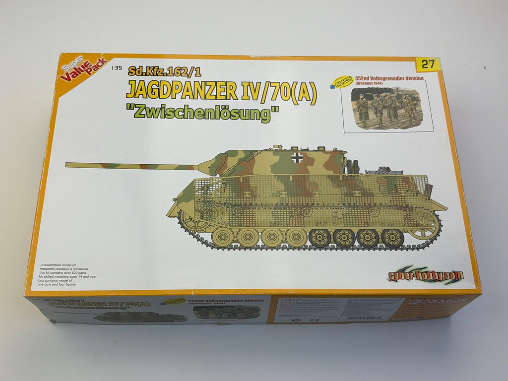 Cyber-Hobby 9127 | Sd.Kfz.162/1 Jagdpanzer IV/70(A) Zwischenlösung | 1:35