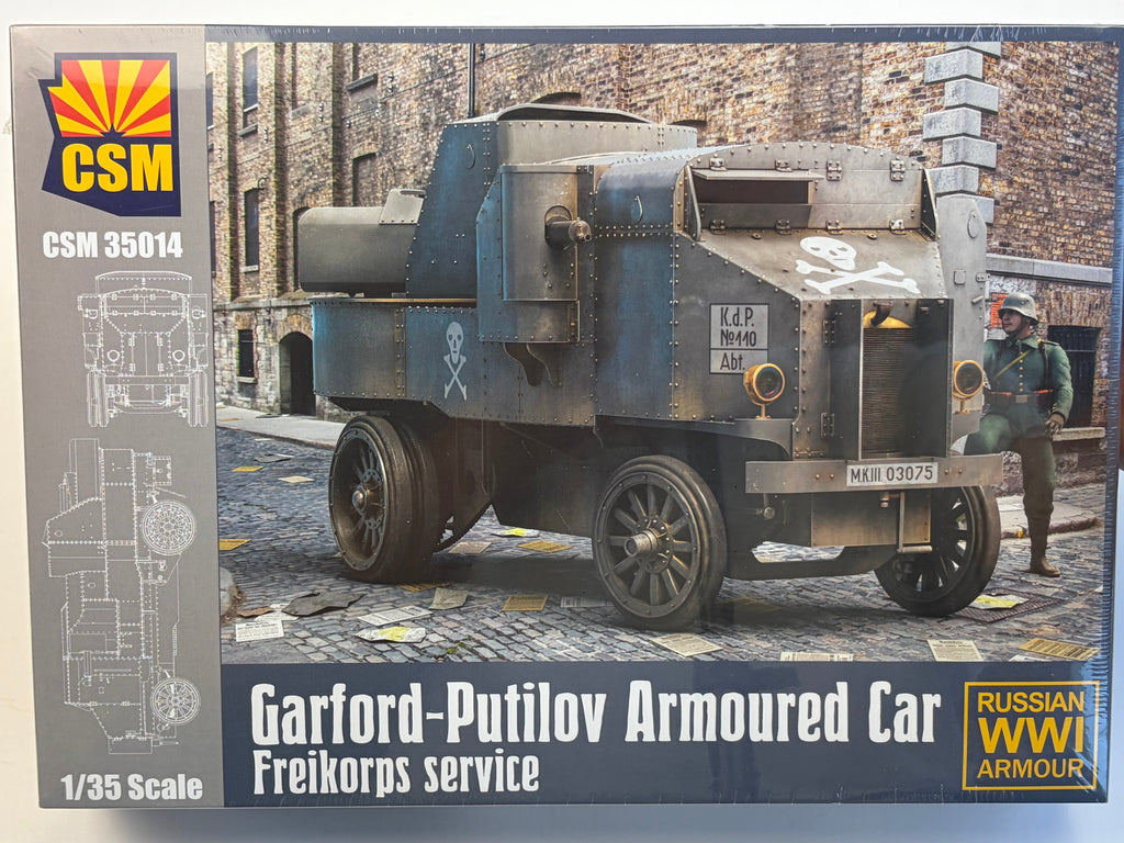 Copper State Models | Garford-Putilov Armoured Car Freikorps Service ...