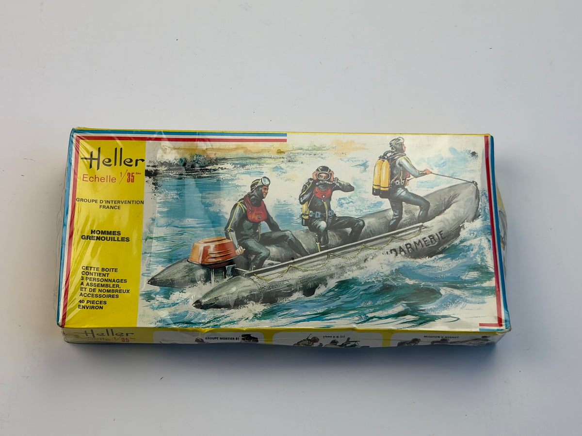 Heller | French Frogmen Hommes Grenouilles Groupe d'Intervention | 1:35 | 135