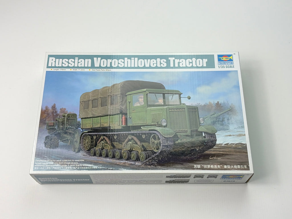 Trumpeter 01573 | Russian Voroshilovets Tractor | 1:35
