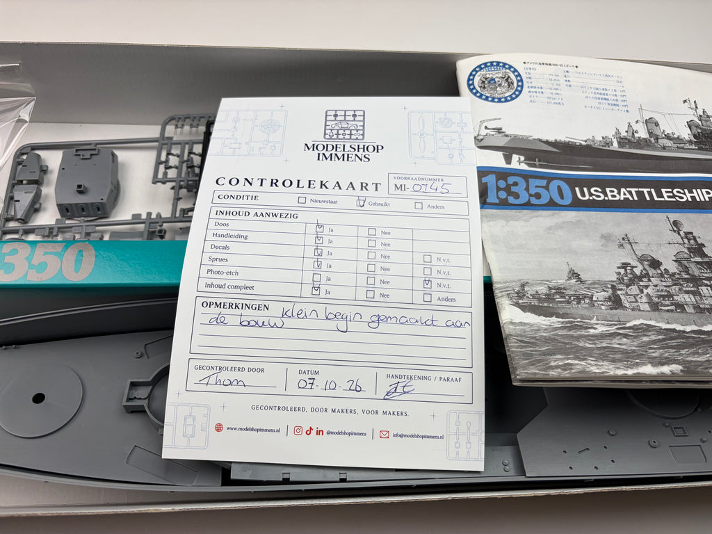 Tamiya | U.S. Battleship BB-63 Missouri | 1:350