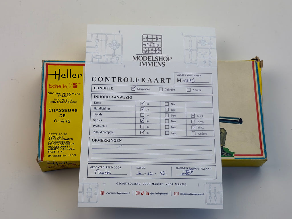 Heller | French Infantry Chasseurs de Chars | 1:35 | 111
