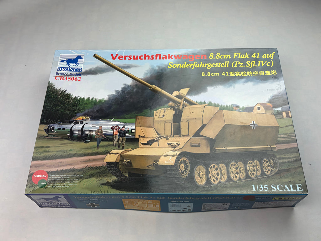 Bronco CB35062 | Versuchsflakwagen 8.8cm Flak 41 (Pz.Sfl.IVc) | 1:35
