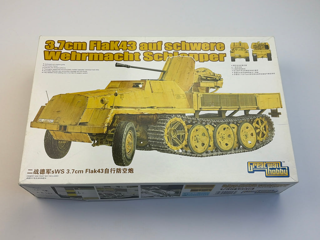 Great Wall Hobby L3516 | 3.7cm FlaK 43 auf schwere Wehrmacht Schlepper | 1:35