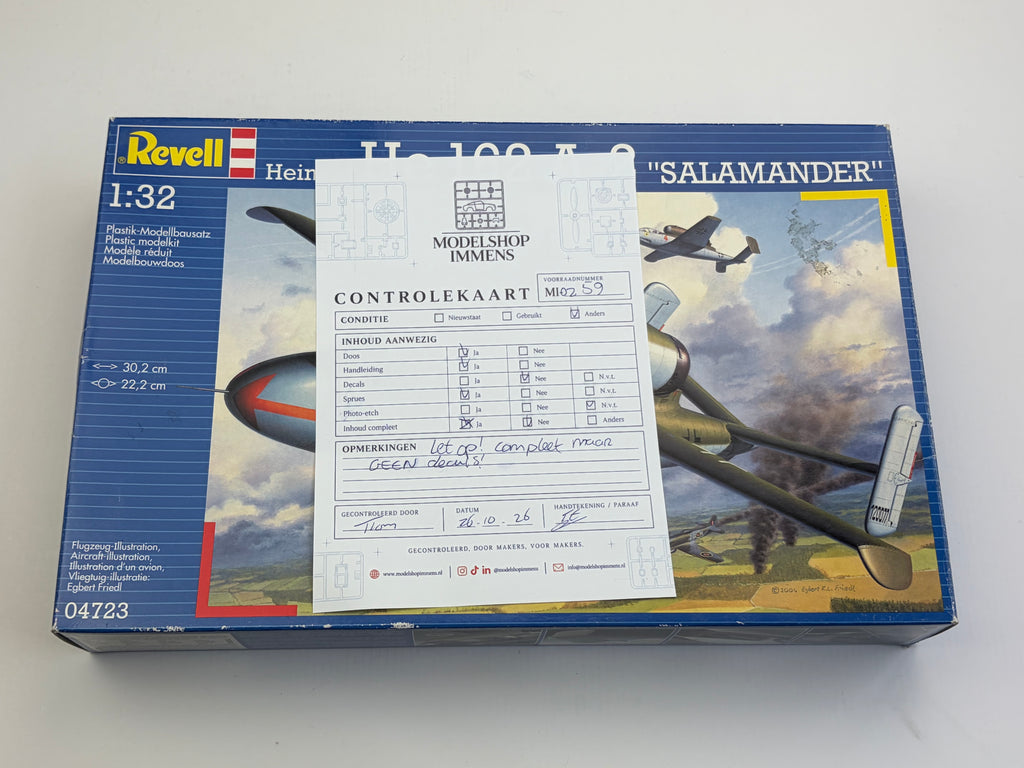 Revell 04723 | Heinkel He 162 A-2 Salamander | 1:32