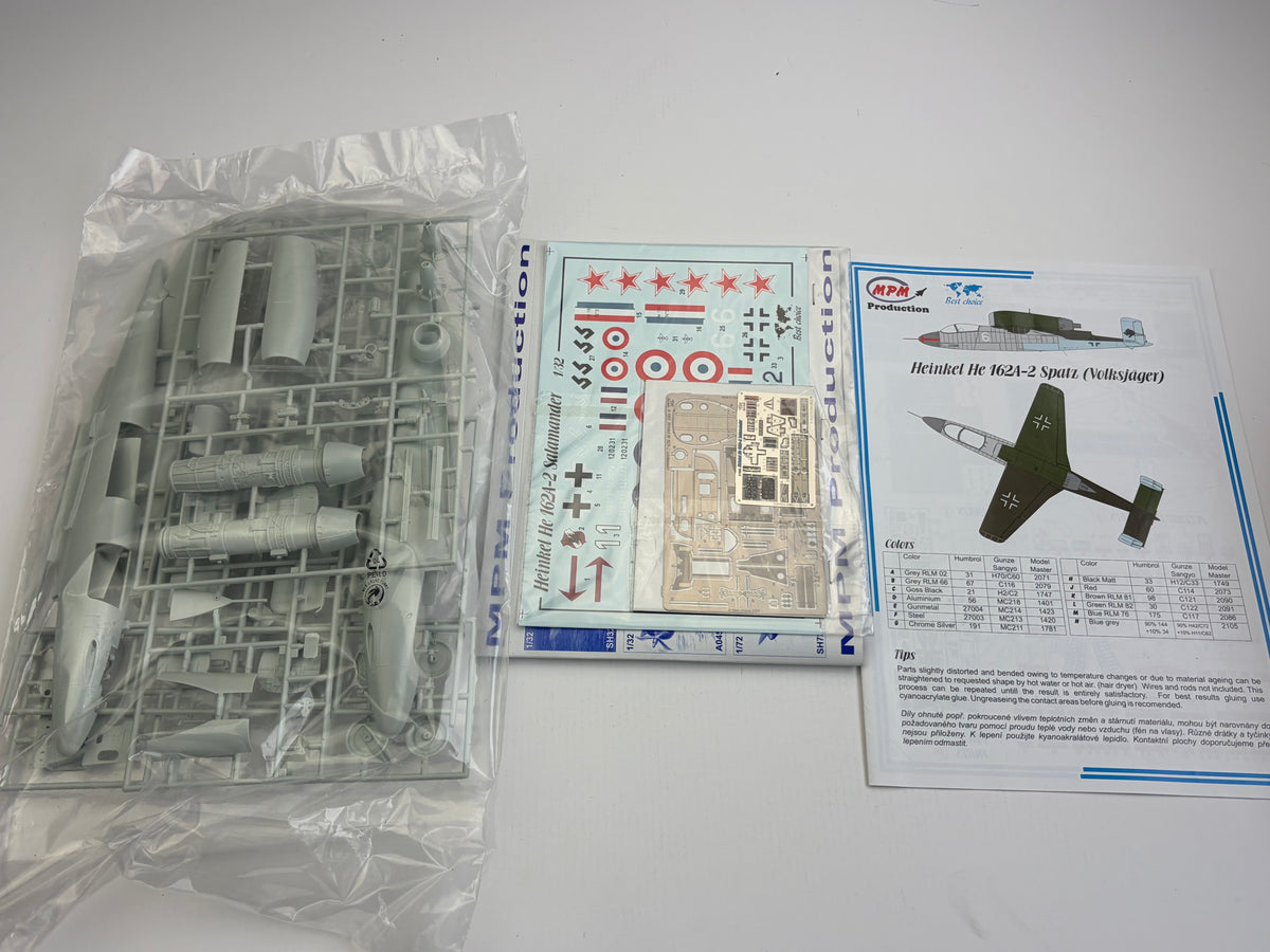 Best Choice BC1002 | Heinkel He 162A-2 Spatz + Eduard 32539 + 32540 & 49339 | 1:32