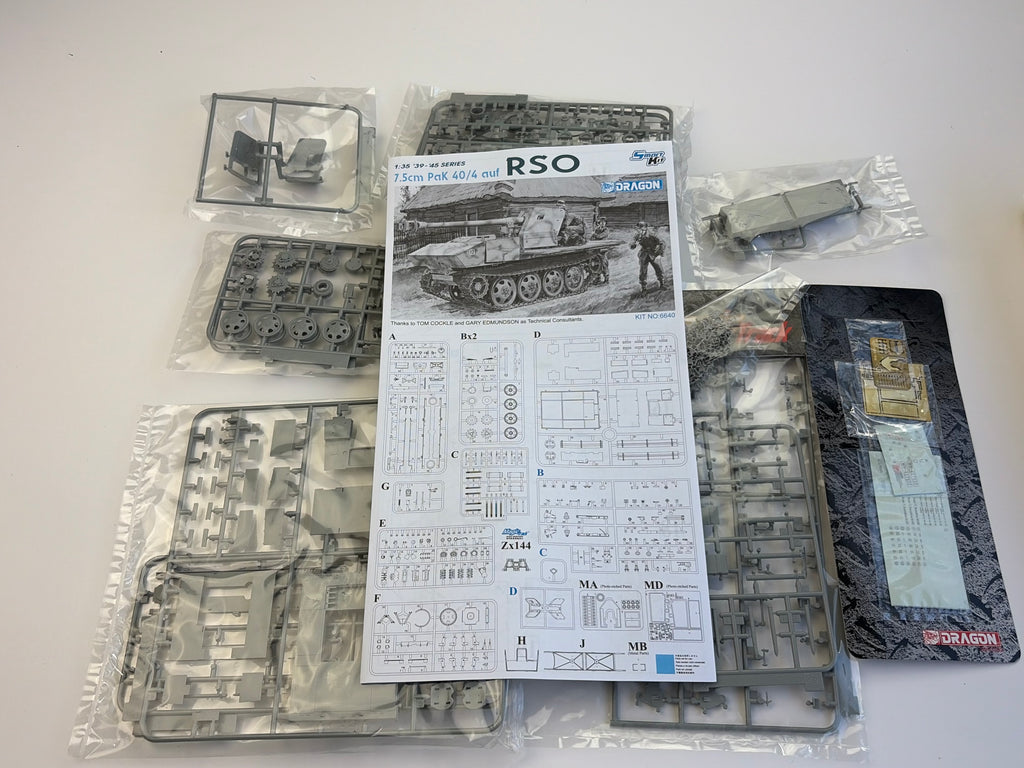 Dragon 6640 | 7.5cm PaK 40/4 auf RSO | 1:35