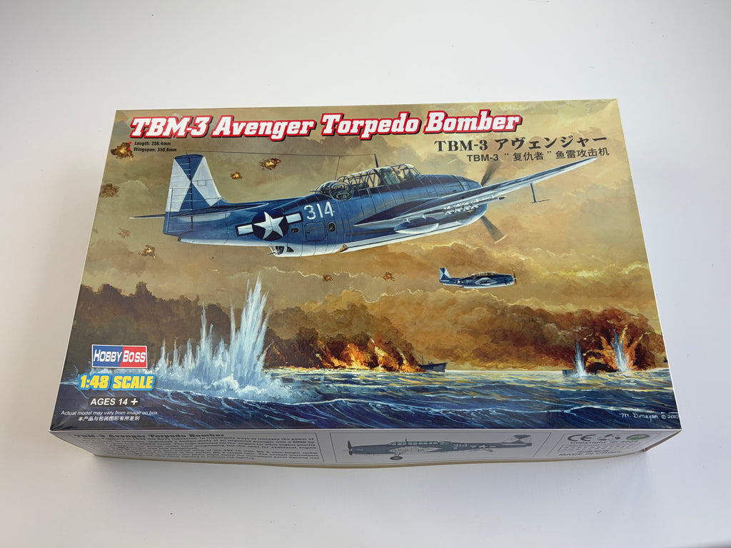 HobbyBoss 80325 | TBM-3 Avenger Torpedo Bomber | 1:48