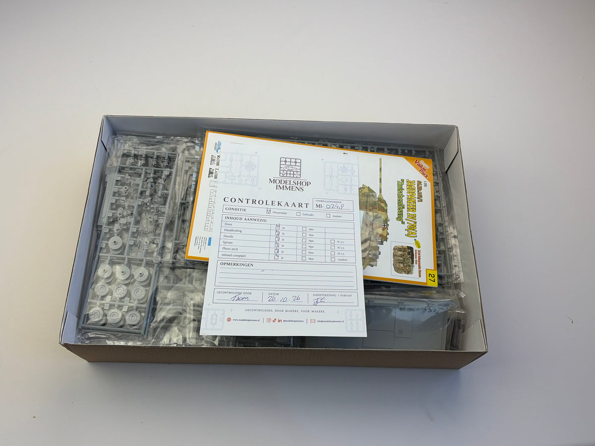 Cyber-Hobby 9127 | Sd.Kfz.162/1 Jagdpanzer IV/70(A) Zwischenlösung | 1:35