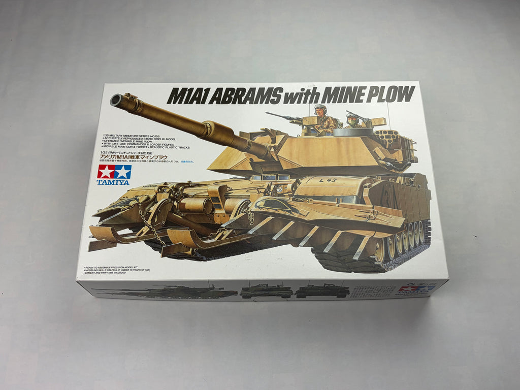 Tamiya 35158 | M1A1 Abrams with Mine Plow | 1:35