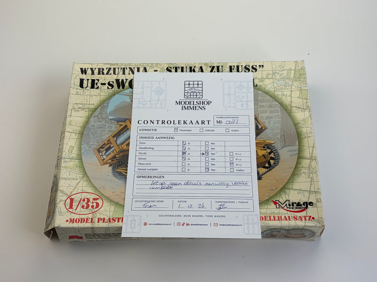 Mirage Hobby 35519 | Renault UE-SWG “Stuka zu Fuss” 40/32 cm Wk Fl | 1:35
