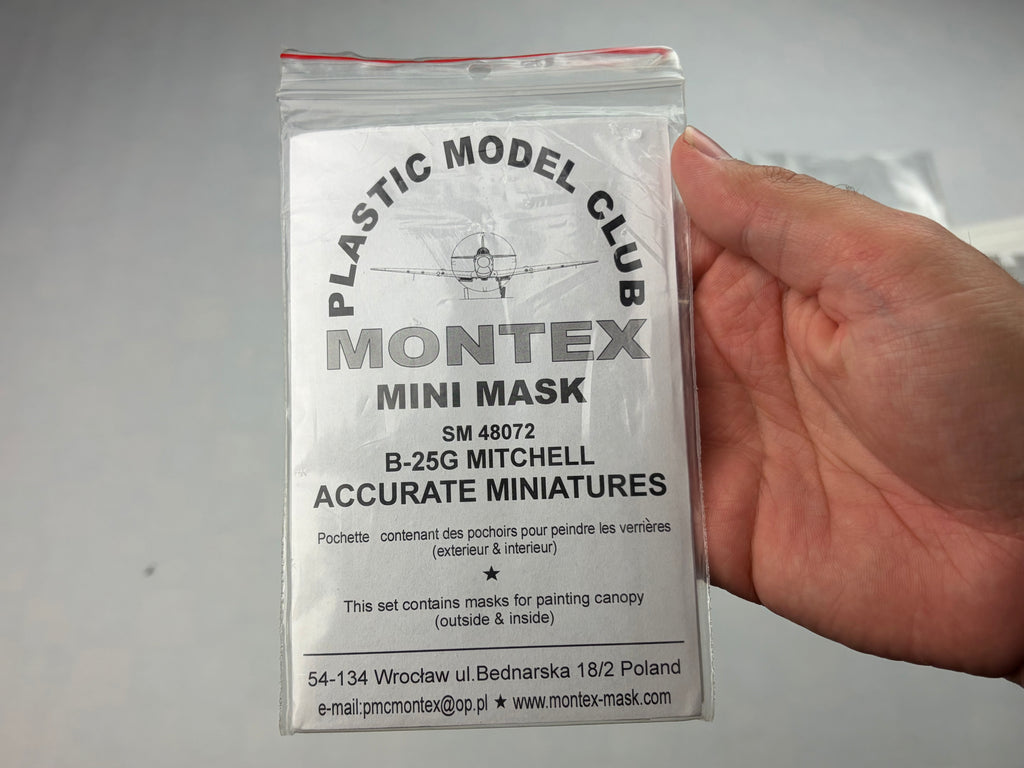 Academy 12290 | B-25G Mitchell Shark Mouth | 1:48 + Montex Mini Mask SM 48072