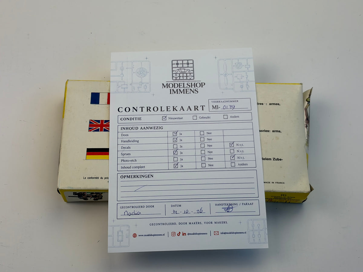 Heller | French Groupe Mitrailleuse Hotchkiss | 1:35 | 143