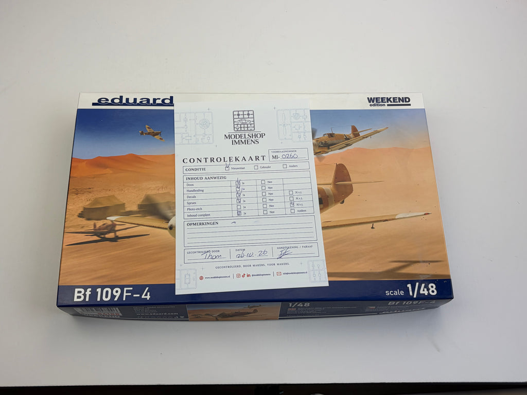 Eduard 84188 | Bf 109F-4 Weekend Edition | 1:48