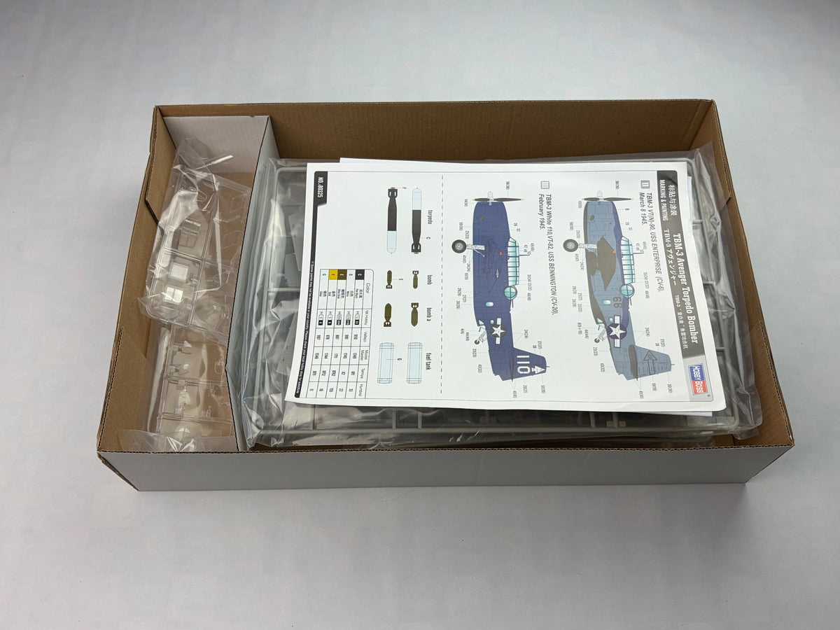 HobbyBoss 80325 | TBM-3 Avenger Torpedo Bomber | 1:48