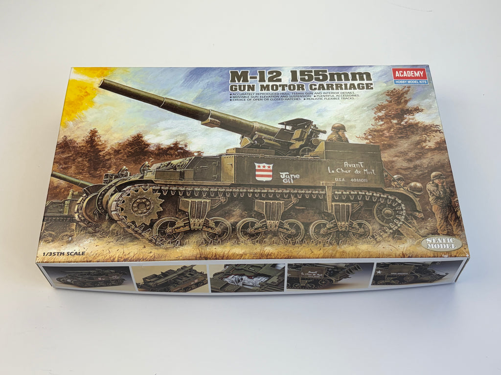 Academy 1394 | M-12 155mm Gun Motor Carriage | 1:35